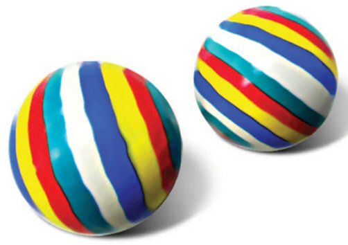 2 bouncy balls