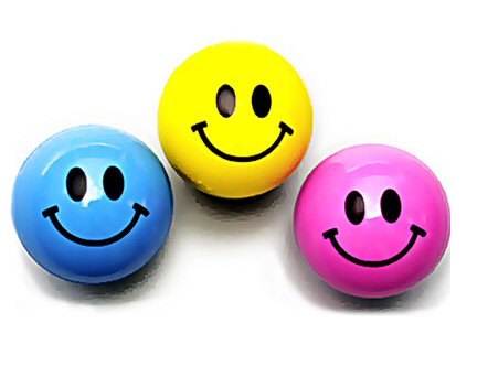 Buy Smiley Face 32mm Vending Bouncy Balls - Vending Machine Supplies ...