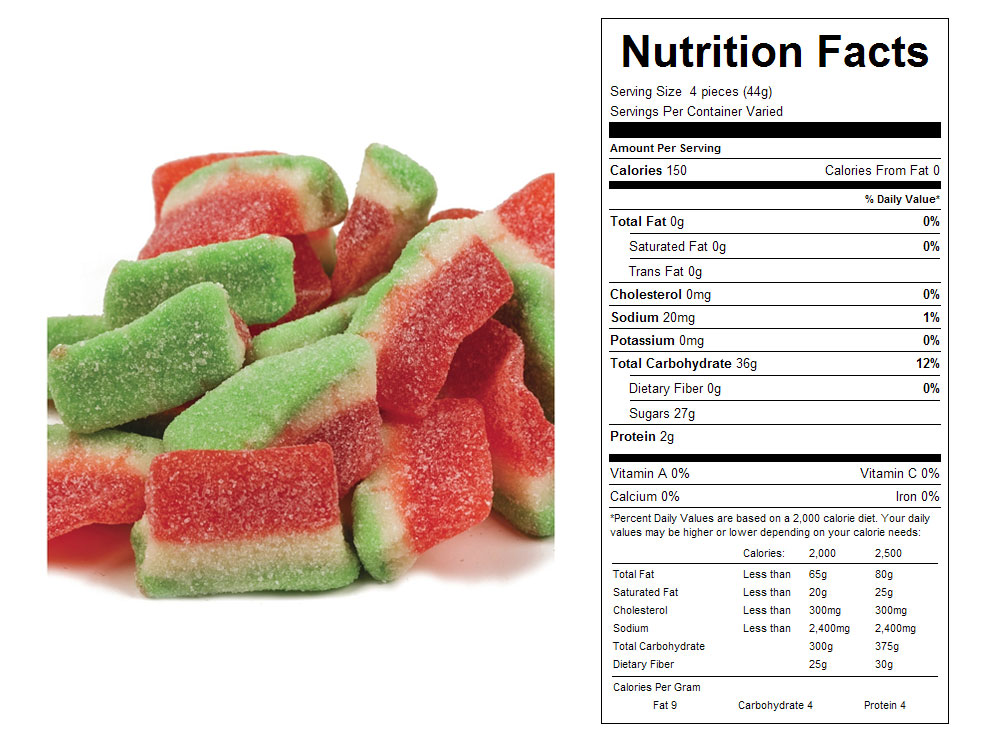 Buy Watermelon Slices Bulk Gummy Candy (4 lbs) - Vending ...