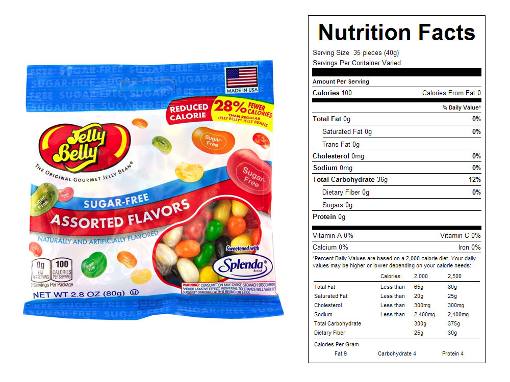 Jelly Belly Sugar Free Gummy Bears Nutrition Information Besto Blog