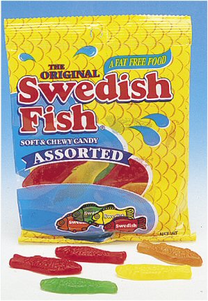 The Original Swedish Fish Asst (5 oz) | CandyMachines.com