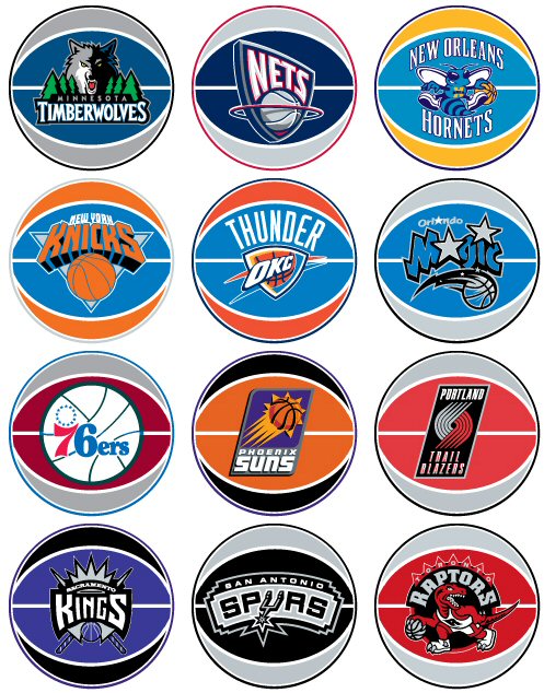 NBA STICKERS DECAL PRISMATIC *COMPLETE SET OF 30 TEAMS | eBay
