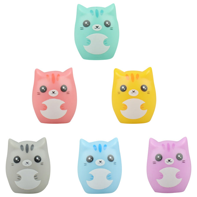 Buy Squishy Kitty Pencil Toppers Vending Capsules - Vending Machine ...