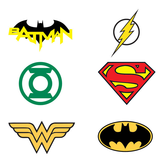 Buy DC Comics Logo Tattoos Toy Vending Capsules - Vending Machine ...