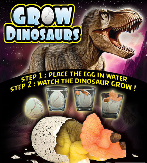 magic grow capsules dinosaurs