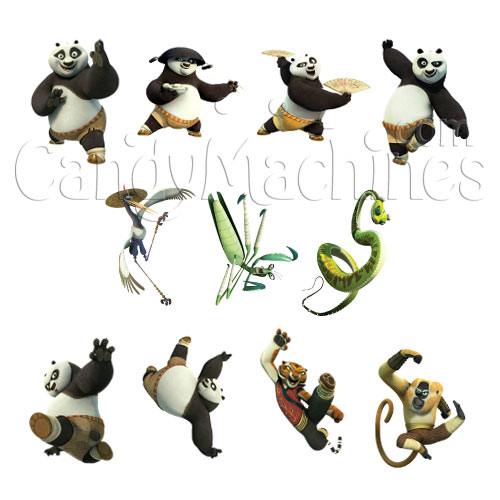 Buy Kung Fu Panda Figurines and Mini Tattoos Vending Capsules - Vending ...