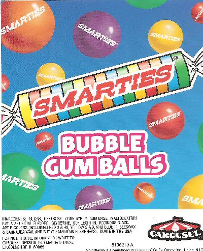 Smarties Vending Gumballs