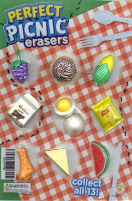 Perfect Picnic Erasers Vending Capsules